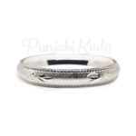 silver style designer kada for men