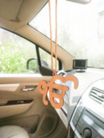 car hanger ik onkar wooden