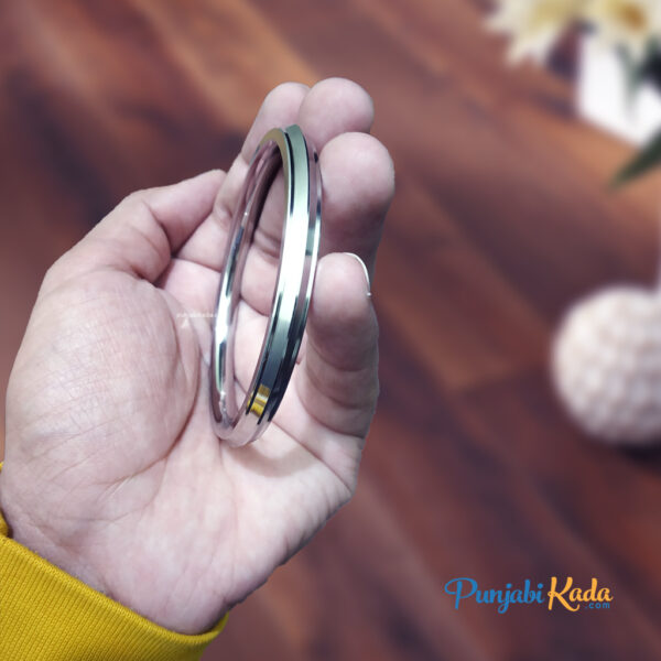 stainless sikh kada on hand