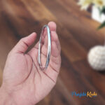 thin round steel kada