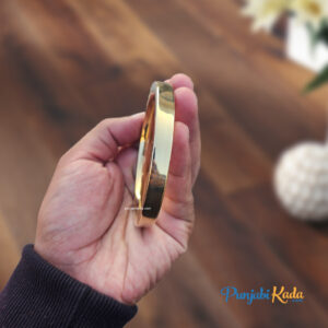 brass flat kada